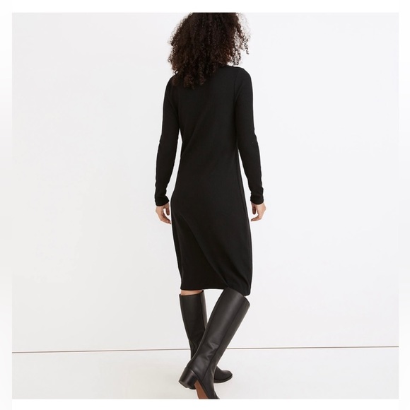 Madewell Long Sleeve Pocket Tee Dress - Picture 2 of 3